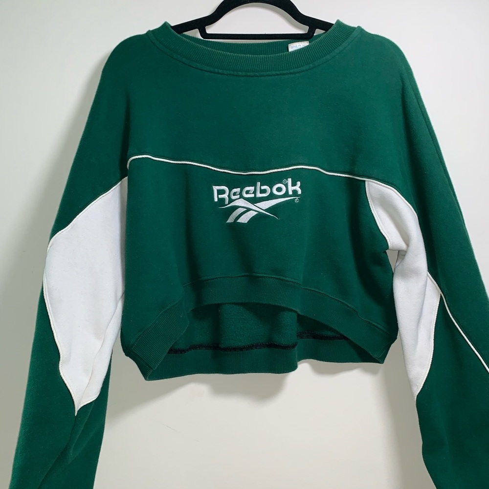 Green Cropped Sweater